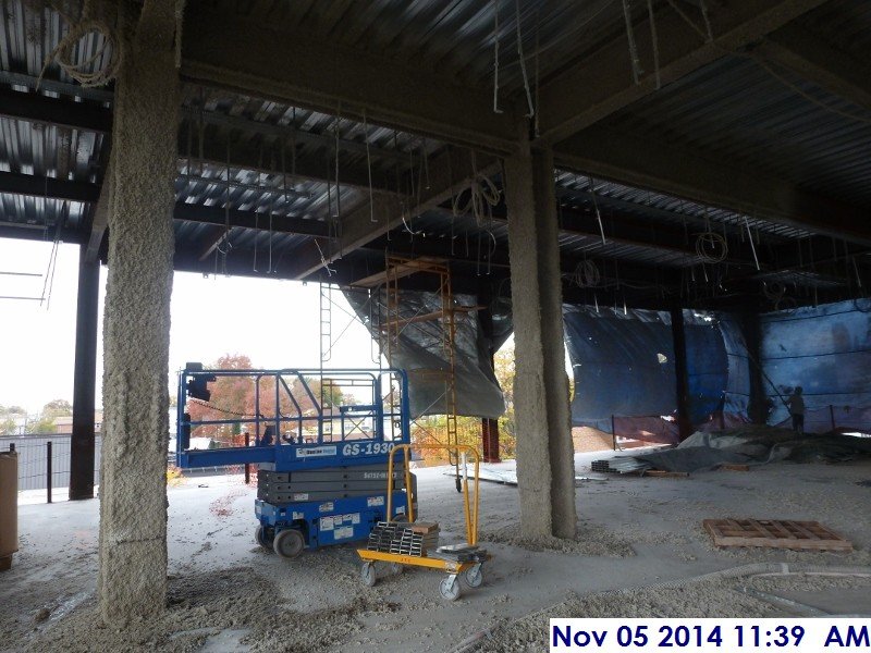 Fireproofing the 2nd Floor Facing West (800x600)